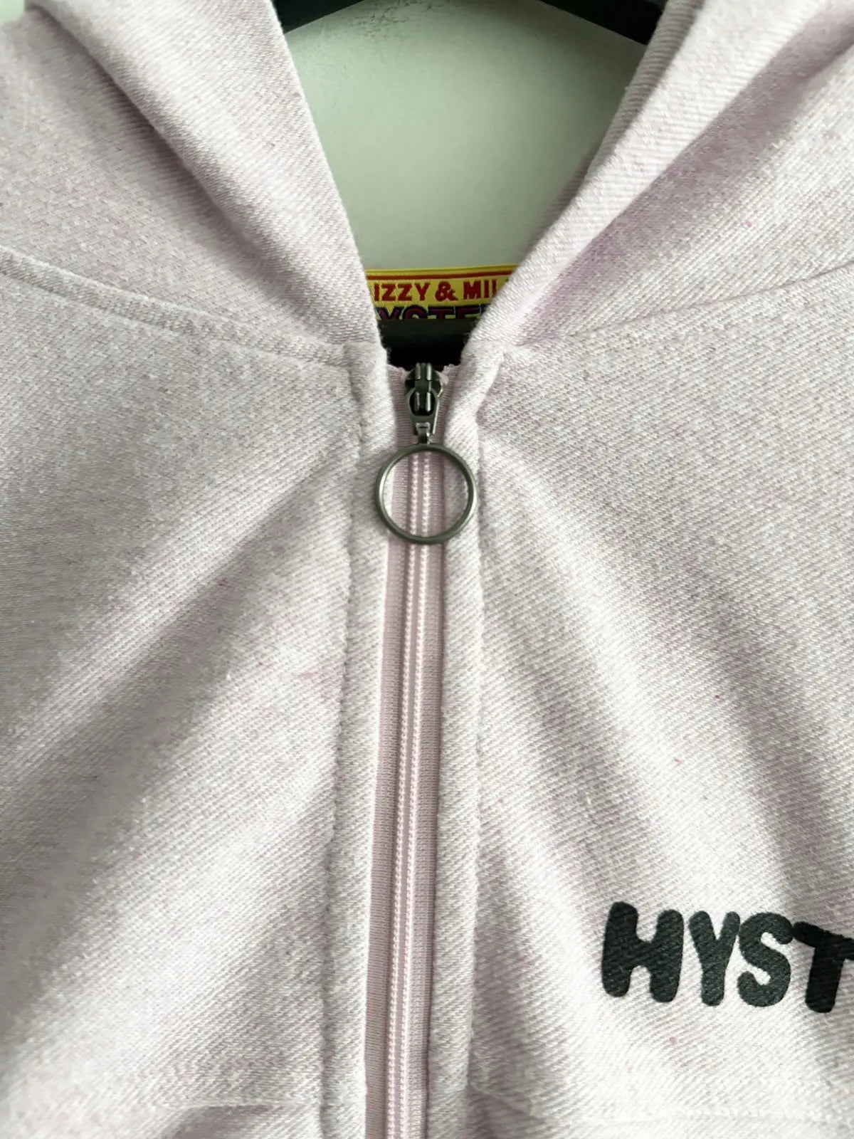 2000s Hysteric Glamour 80 Girl Pink Zip Hoodie