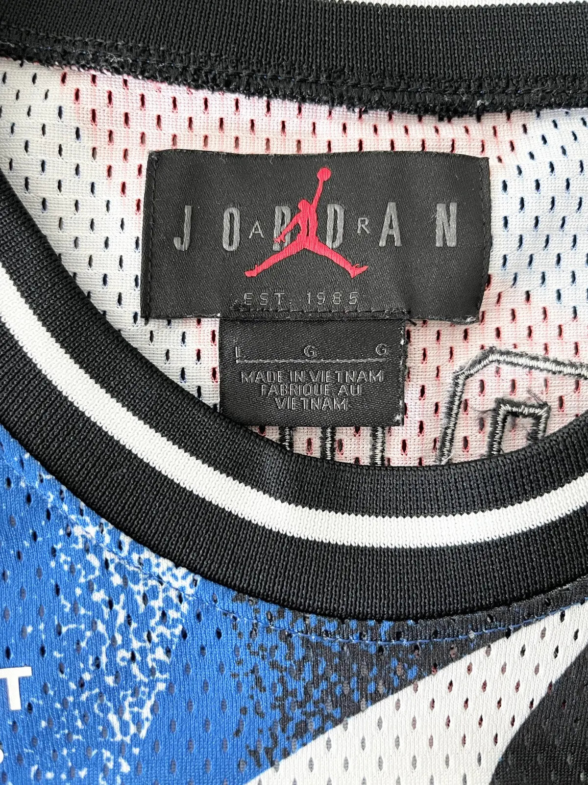 2019 Jordan x PSG Paris Saint Germain Mesh Jersey