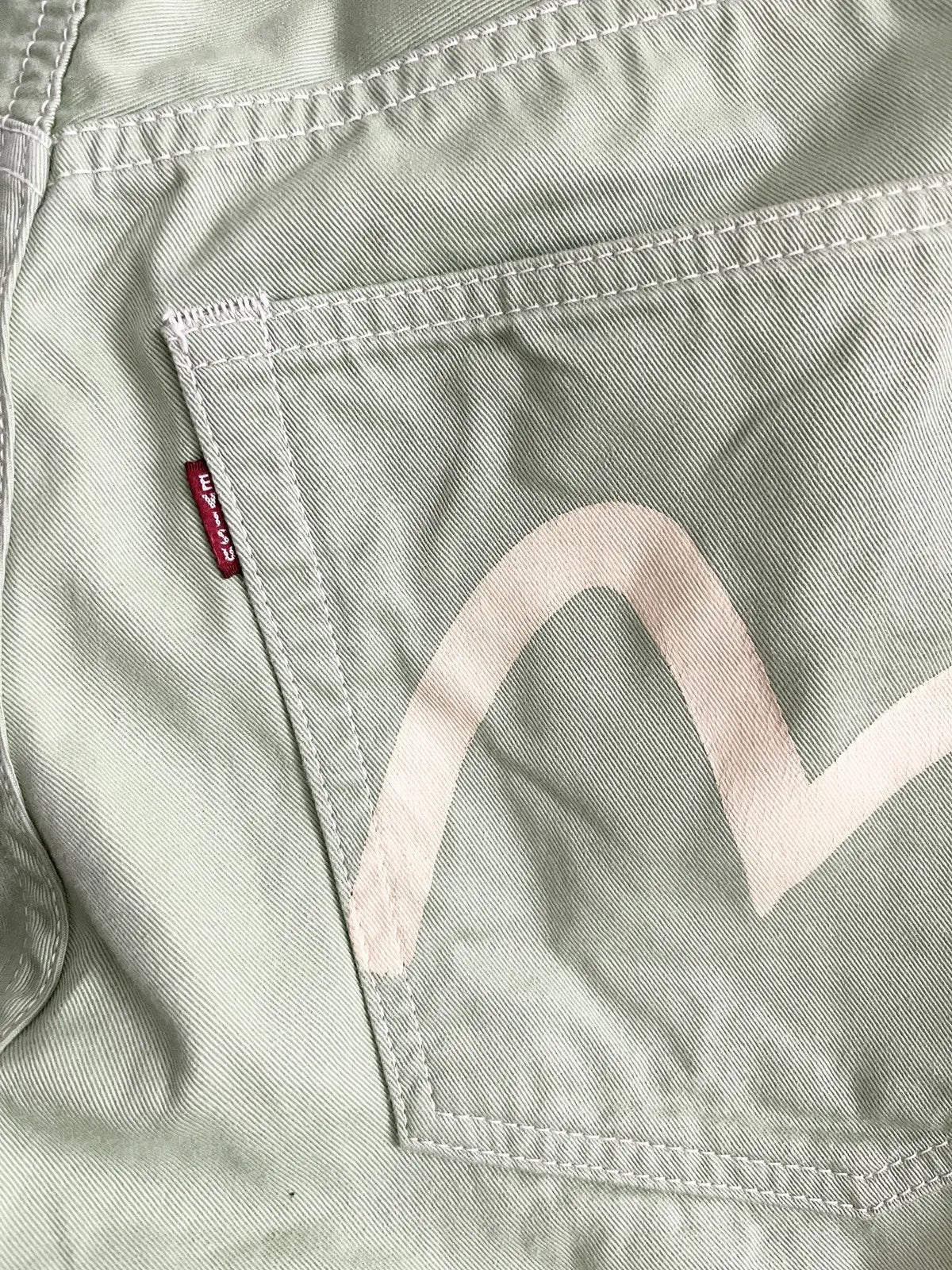 2005 Evisu Push Hills Golf Club Jumbo Logo Pants