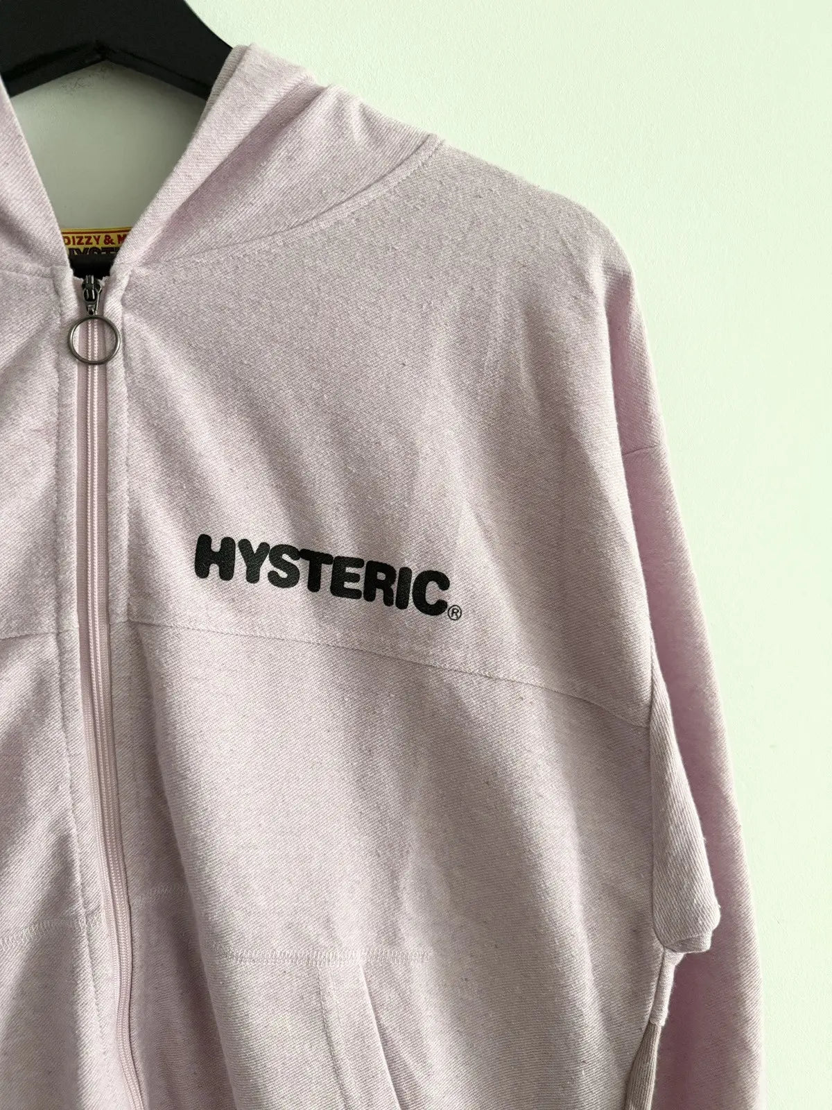 2000s Hysteric Glamour 80 Girl Pink Zip Hoodie