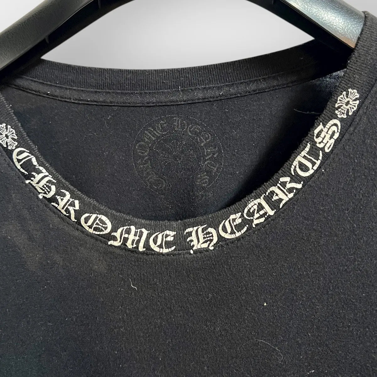 2010s Chrome Hearts Jumbo Horseshoe Neck Logo Tee