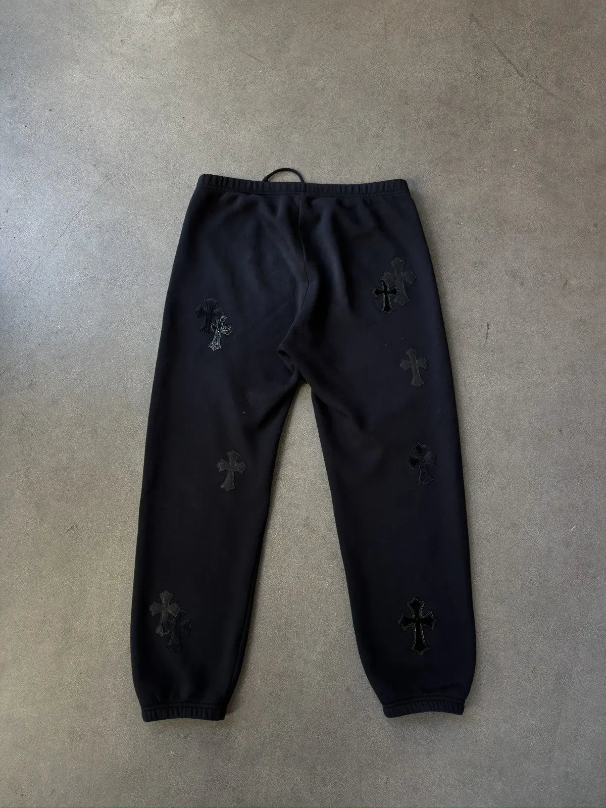 Chrome Hearts Flooded Cross Patch Sweatpants