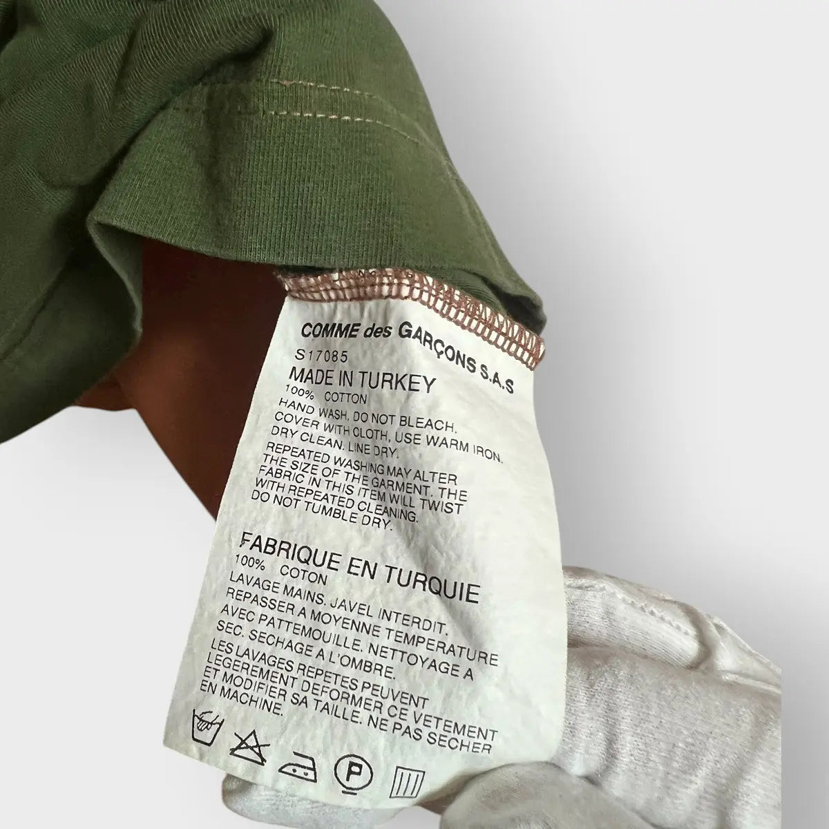 2010s Comme Des Garçons Shirt Patch Zip Polo Shirt