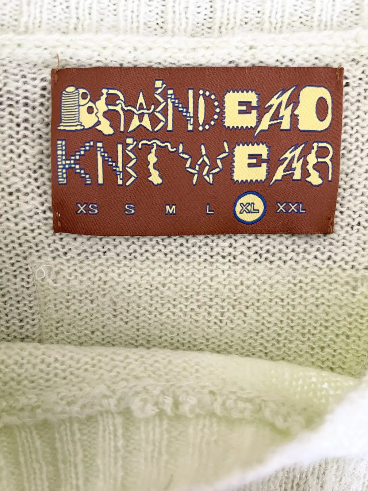 Brain Dead Superfuzz Logohead Pile Sweater