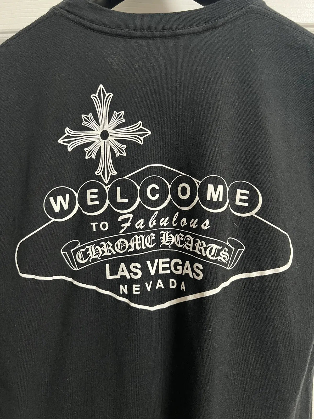 2010s Chrome Hearts Welcome To Vegas Horseshoe Tee