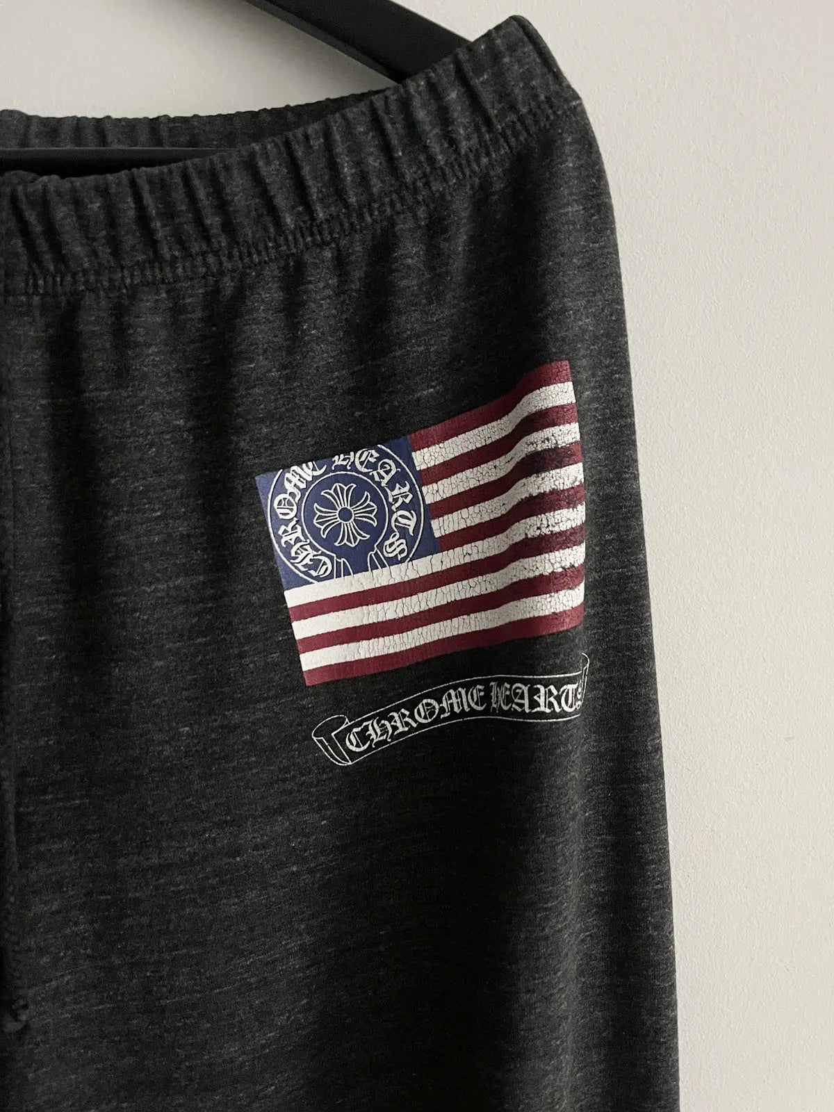 2000s Chrome Hearts USA Cross Flag Sweatpants