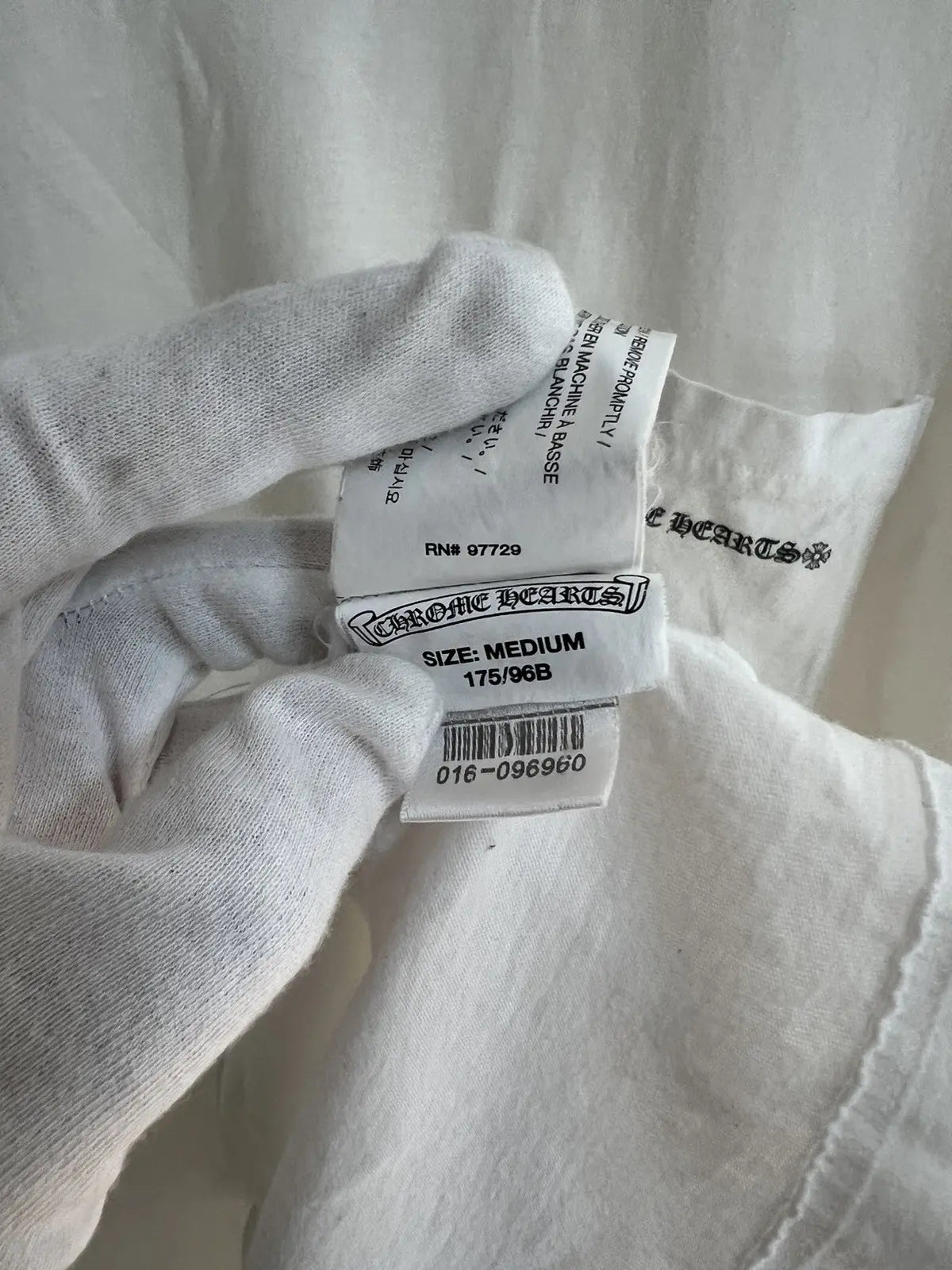 Chrome Hearts Fuck You T Bar Sleeve Pocket Tee