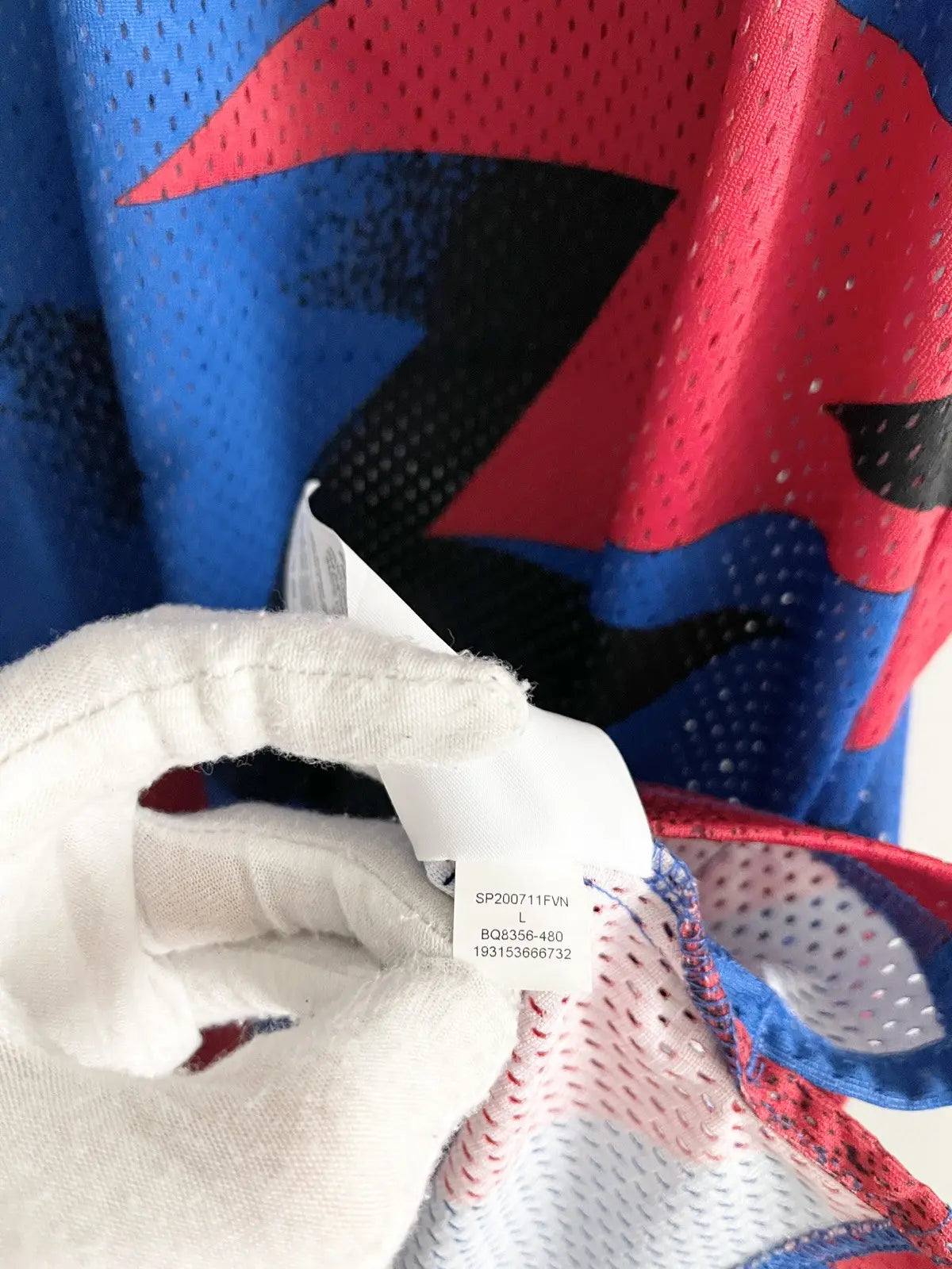 2019 Jordan x PSG Paris Saint Germain Mesh Jersey