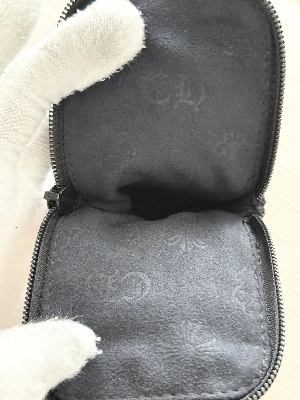 Chrome Hearts Leather Patch Glasses Case