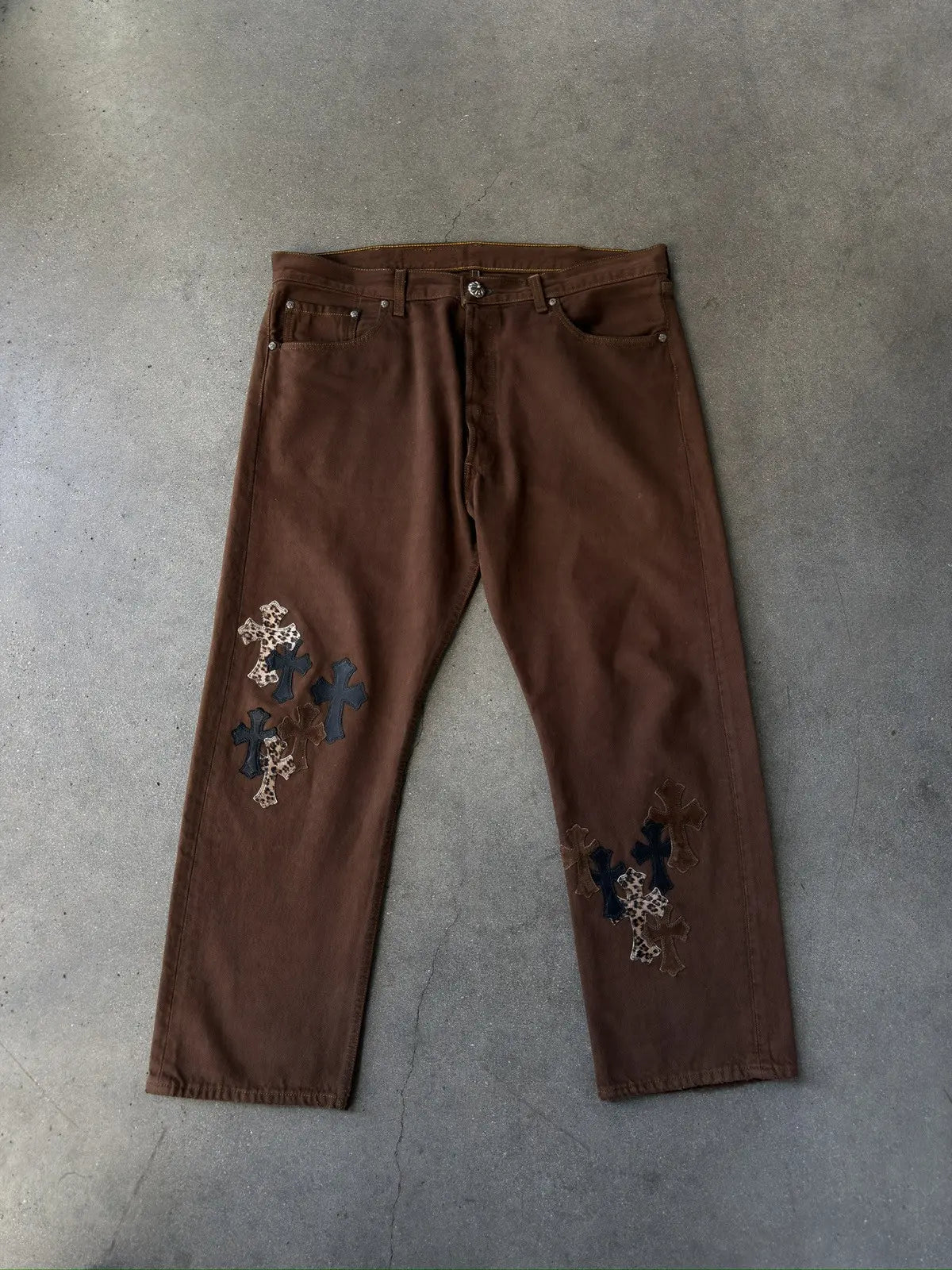 Chrome Hearts NYFW Multi Animal Patch Pants