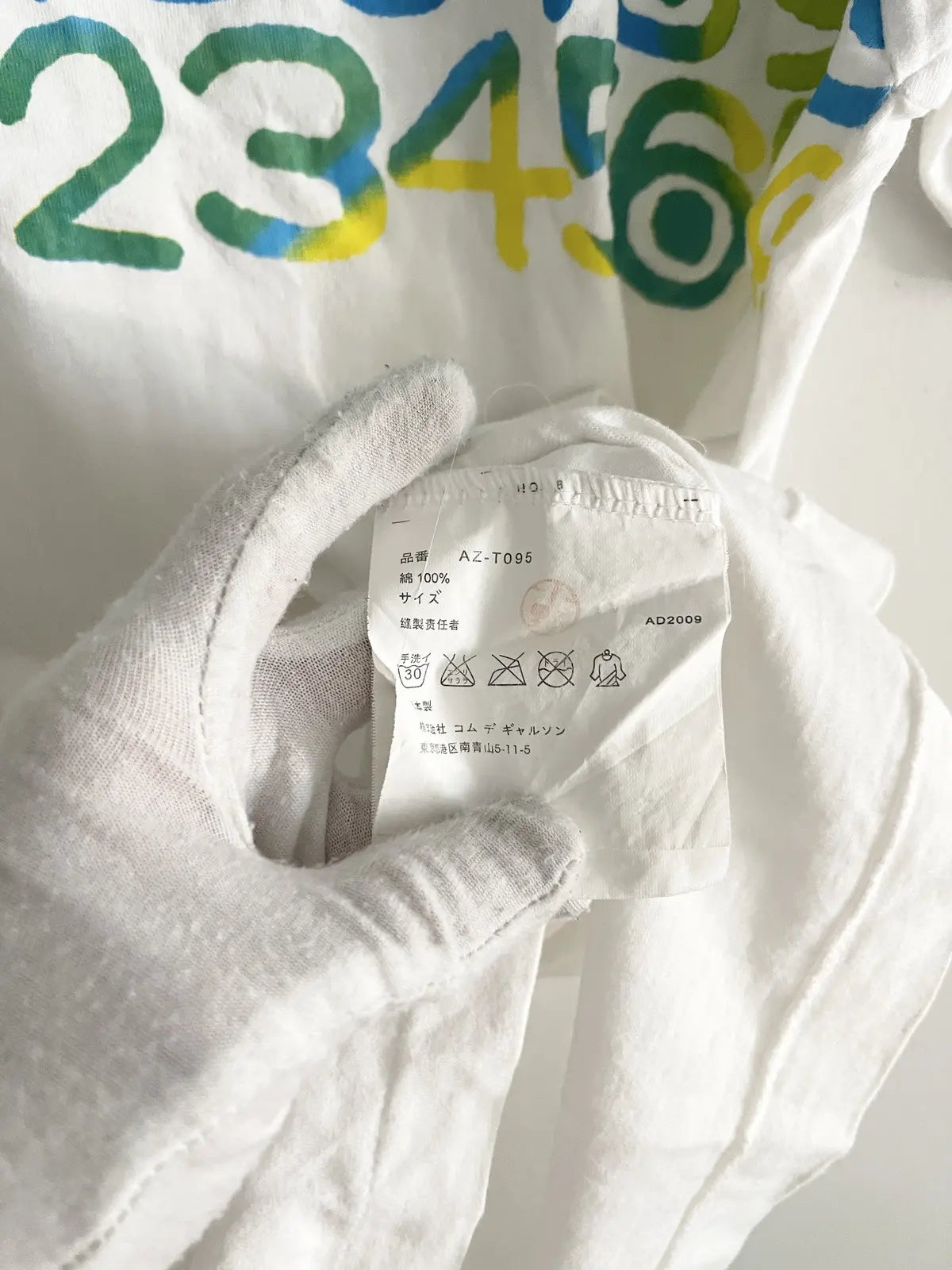 2010s Comme Des Garçons 10 Corso Como Numbers Tee