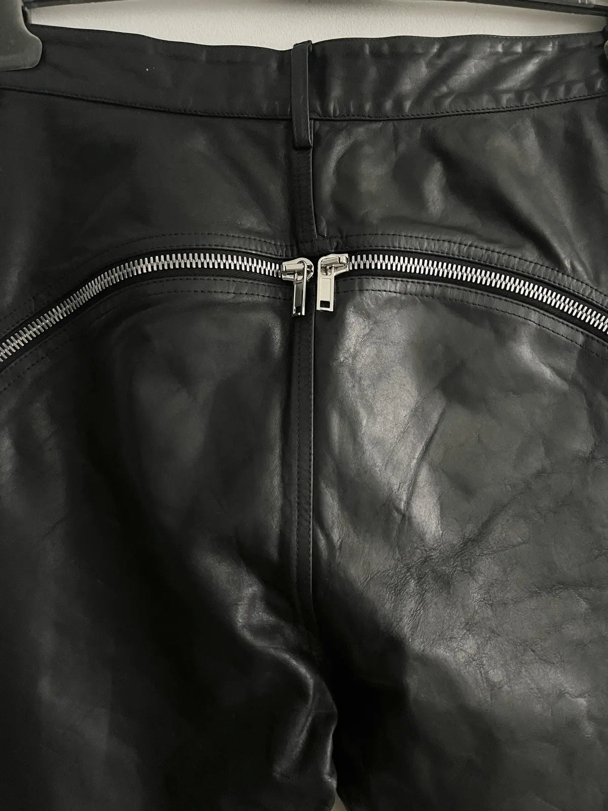 SS23 Rick Owens Calf Leather Bolan Banana Pants