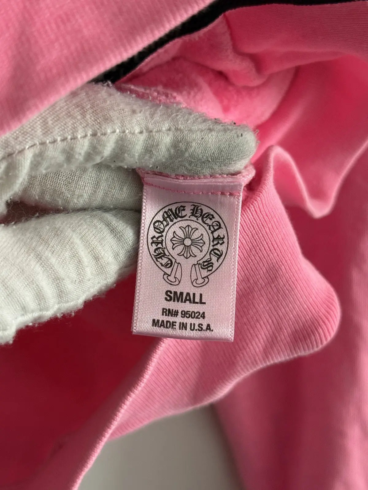 Chrome Hearts Pink Fleur Dagger Zip-up Hoodie