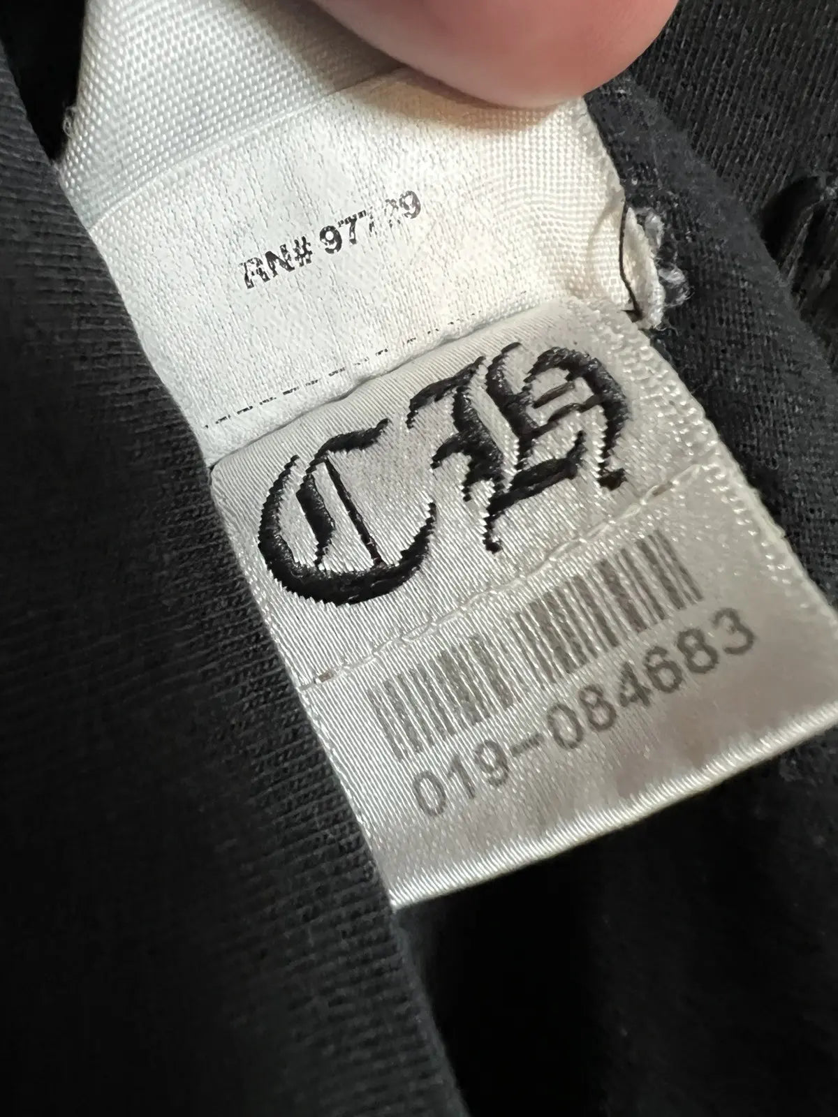 2010s Chrome Hearts Blue Scripts Pocket Tee