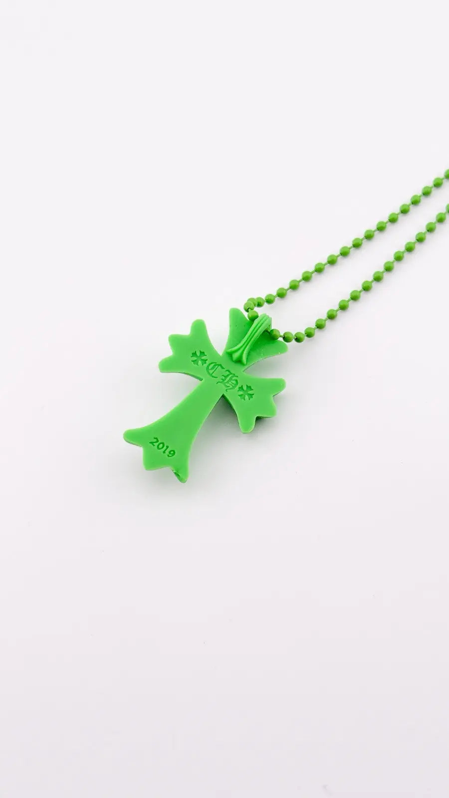 Chrome Hearts Silichrome Silicone Green Pendant
