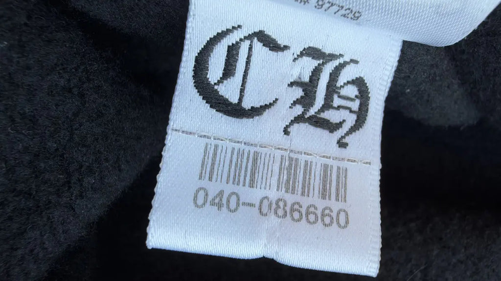Chrome Hearts Horseshoe Floral Cross-Sleeve Zip-Up Hoodie Size XL Chrome Hearts