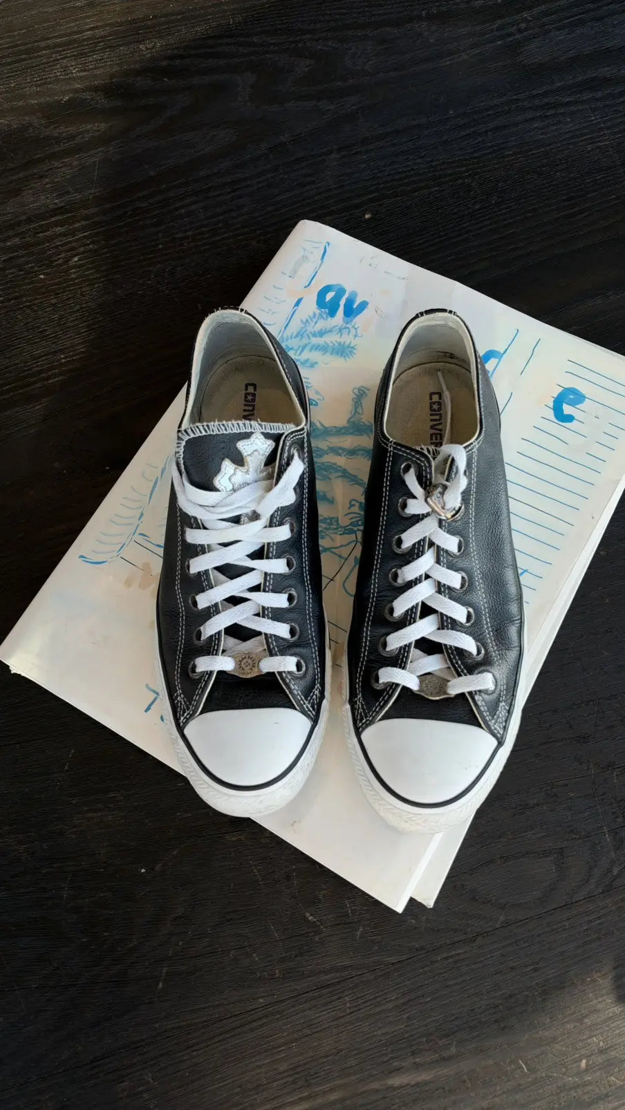 Chrome Hearts Leather Converse Low-Top Sneaker Size 10.5 Chrome Hearts