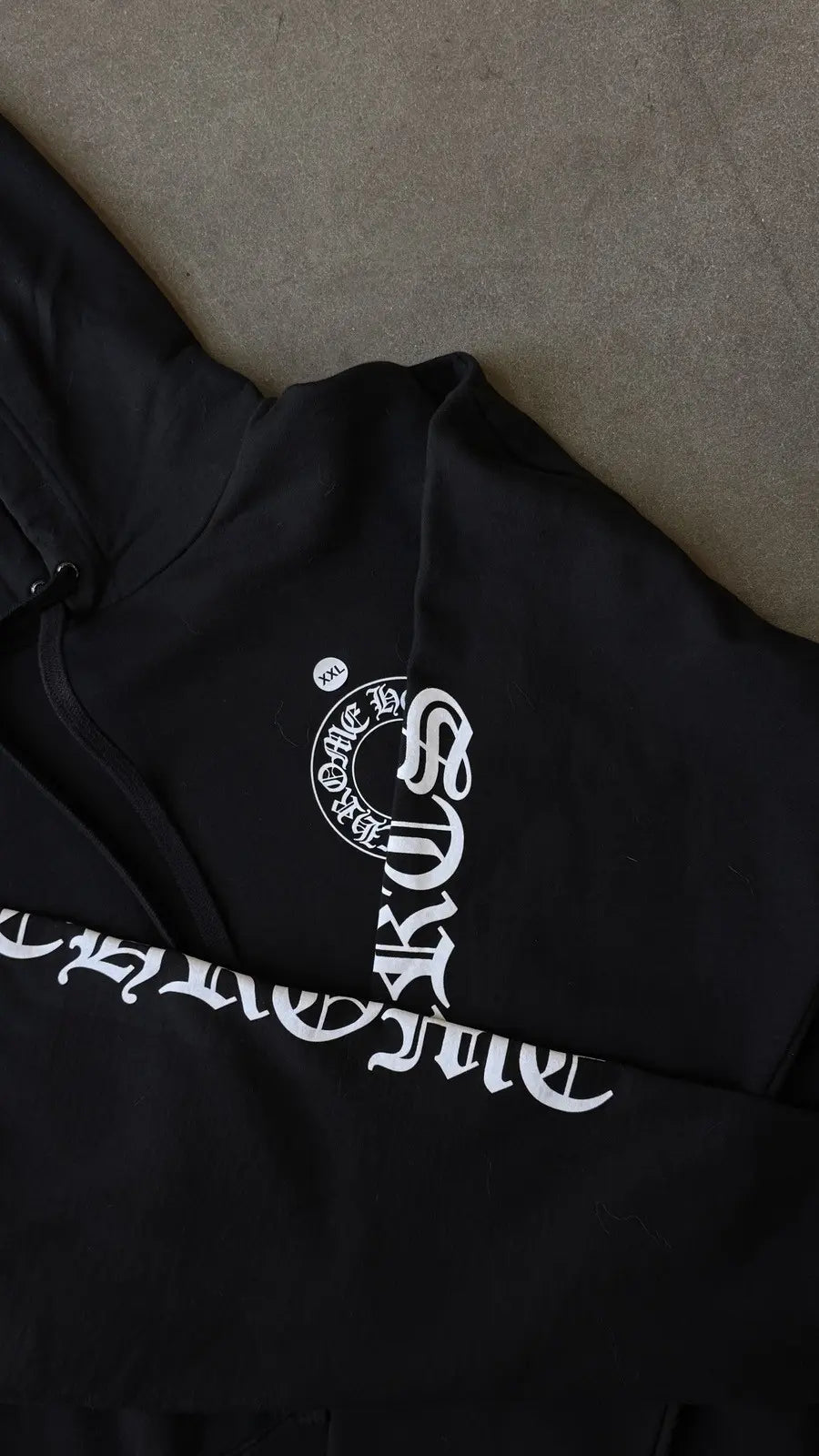 Chrome Hearts Horseshoe Floral Matty Boy Hoodie Black
