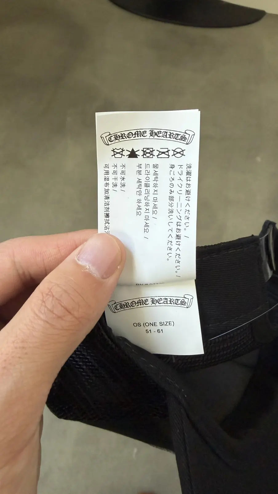 Chrome Hearts Las Vegas Trucker Hat Black