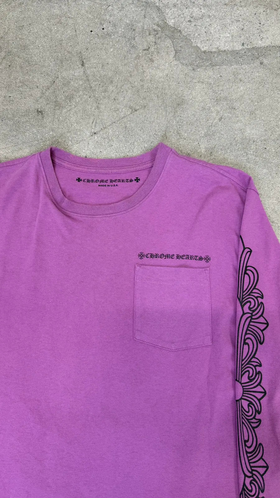 Chrome Hearts Matty Boy Spider Web Long Sleeve T-shirt