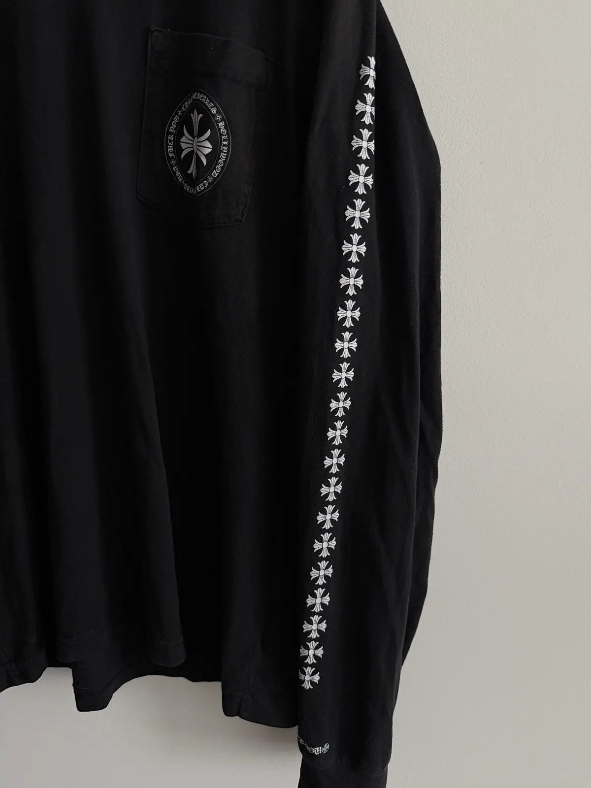Chrome Hearts Seal Plus Cross Logo LS Tee