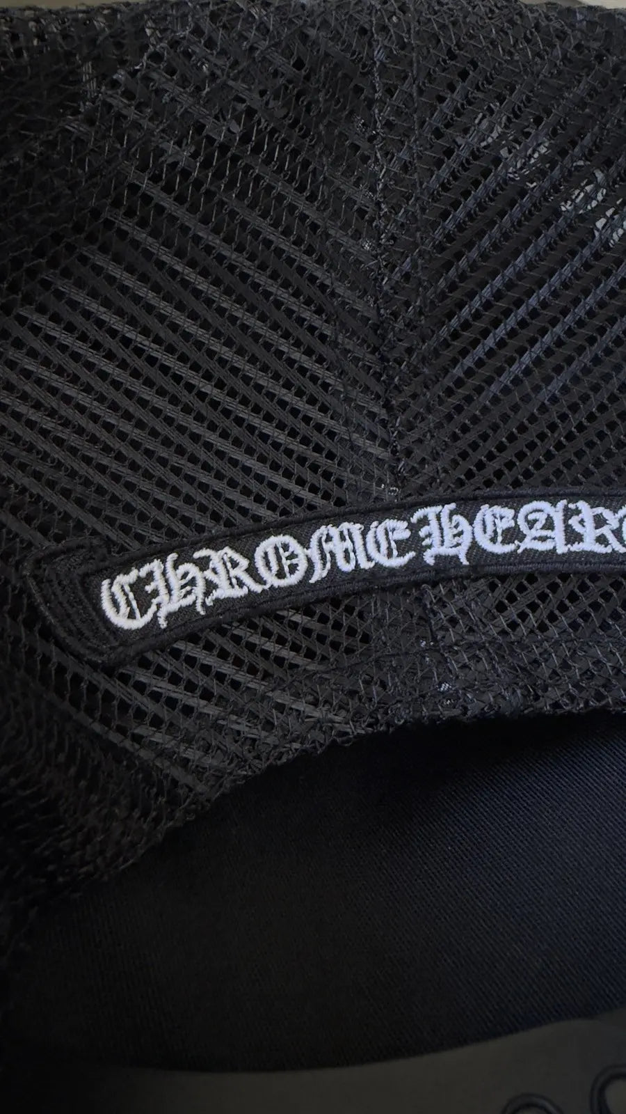 Chrome Hearts Triple Cross Patch Trucker Cap