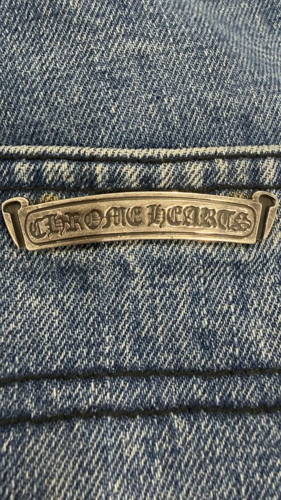 Chrome Hearts Double Knee Denim Carpenter Shorts