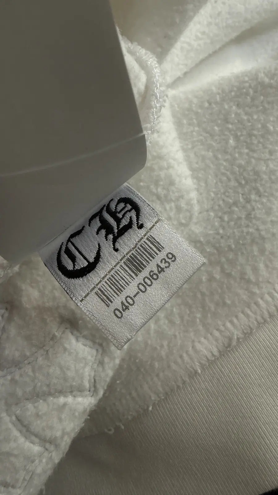 Chrome Hearts White & Leopard Cross Patch Sweatshirt