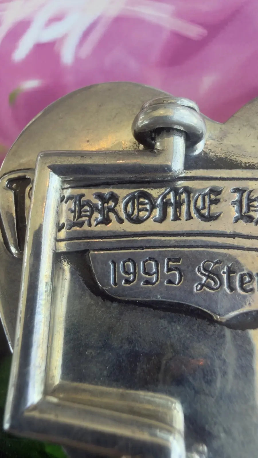 Chrome Hearts "Crying Heart" Belt Buckle Chrome Hearts