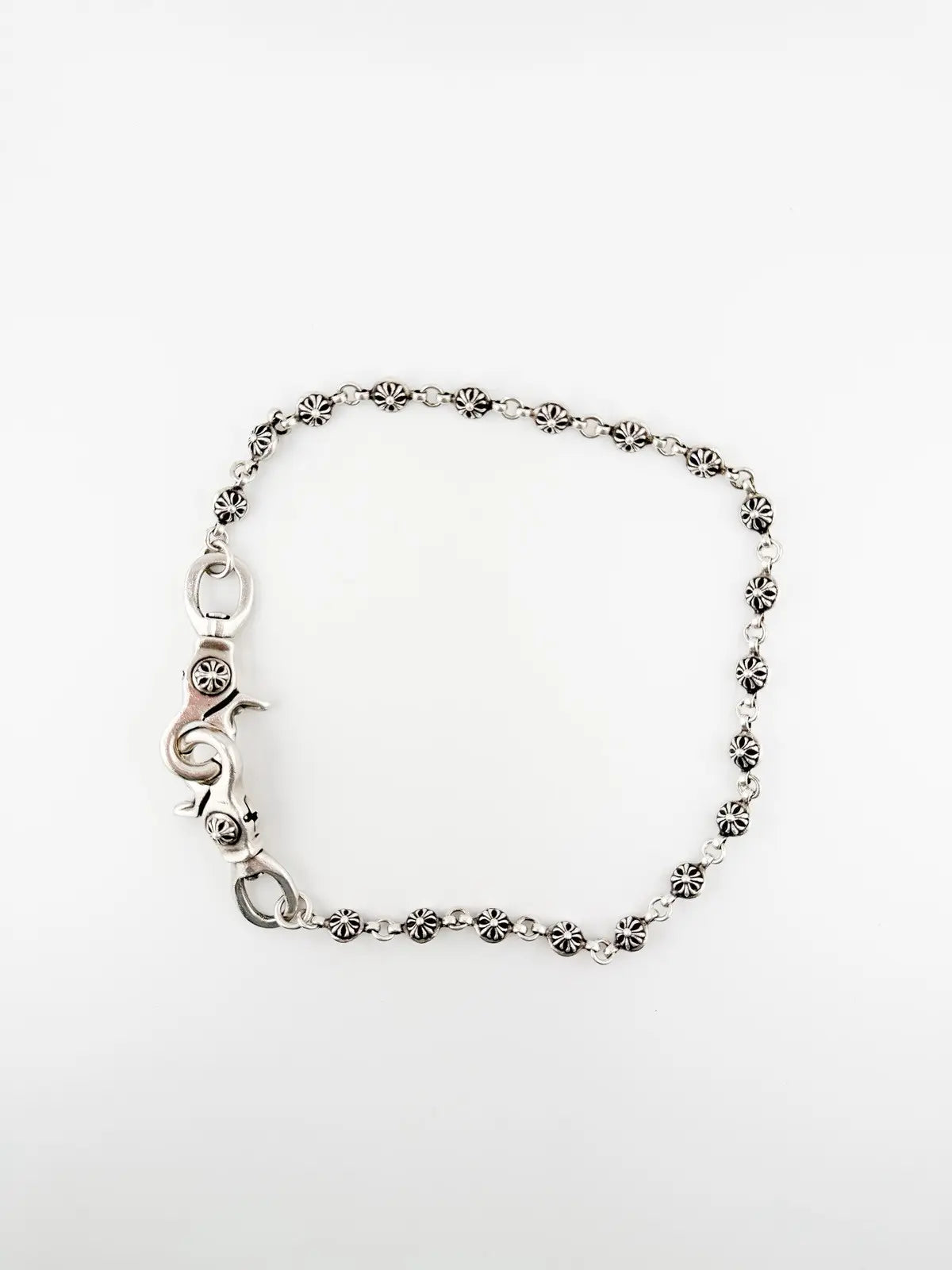 Chrome Hearts Wallet Chain Double Lobster Cross Ball