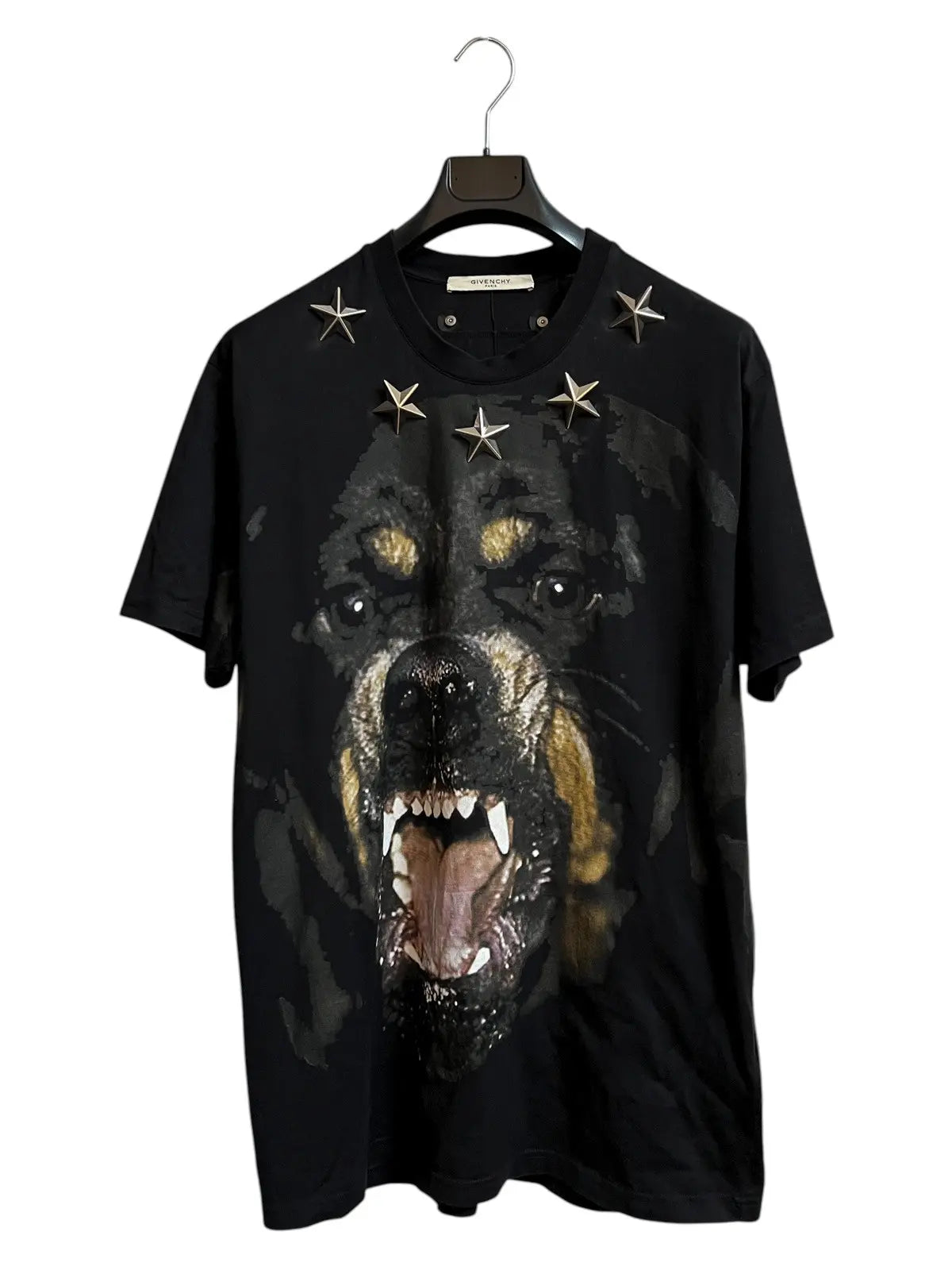 Givenchy SS15 Star Applique Rottweiler Tee