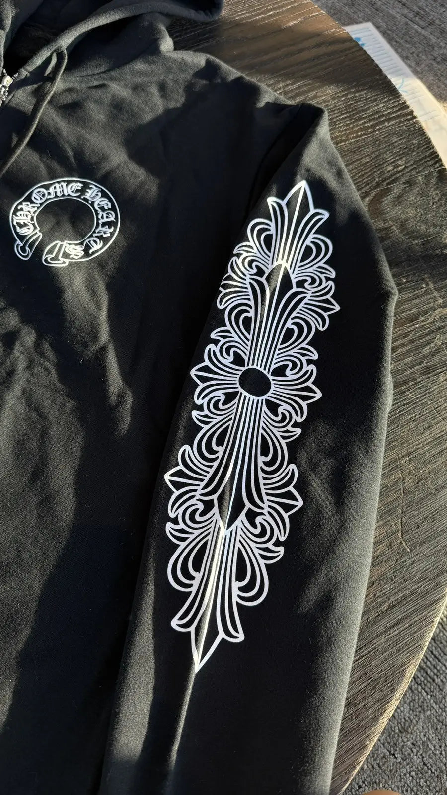 Chrome Hearts Horse Shoe Floral Hoodie Size XXL Chrome Hearts