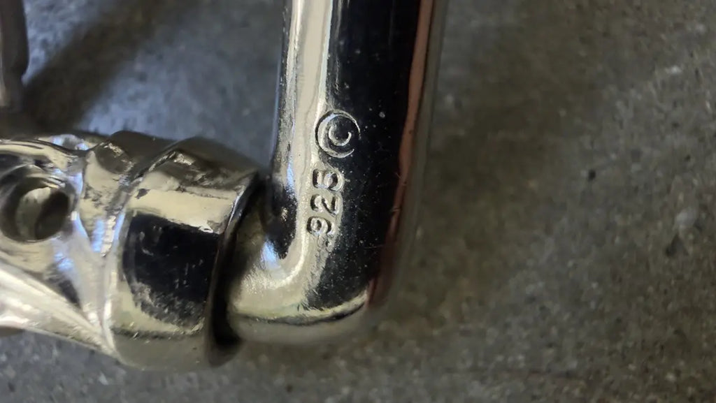 Chrome Hearts White Leather Roller Belt