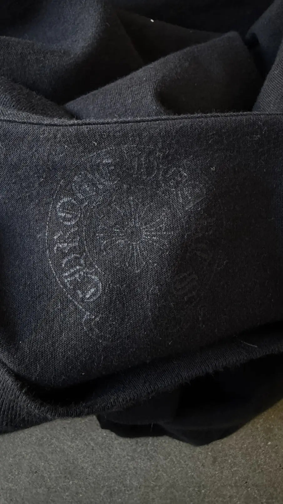 Chrome Hearts Plus Cross Long-Sleeve Pocket T-Shirt