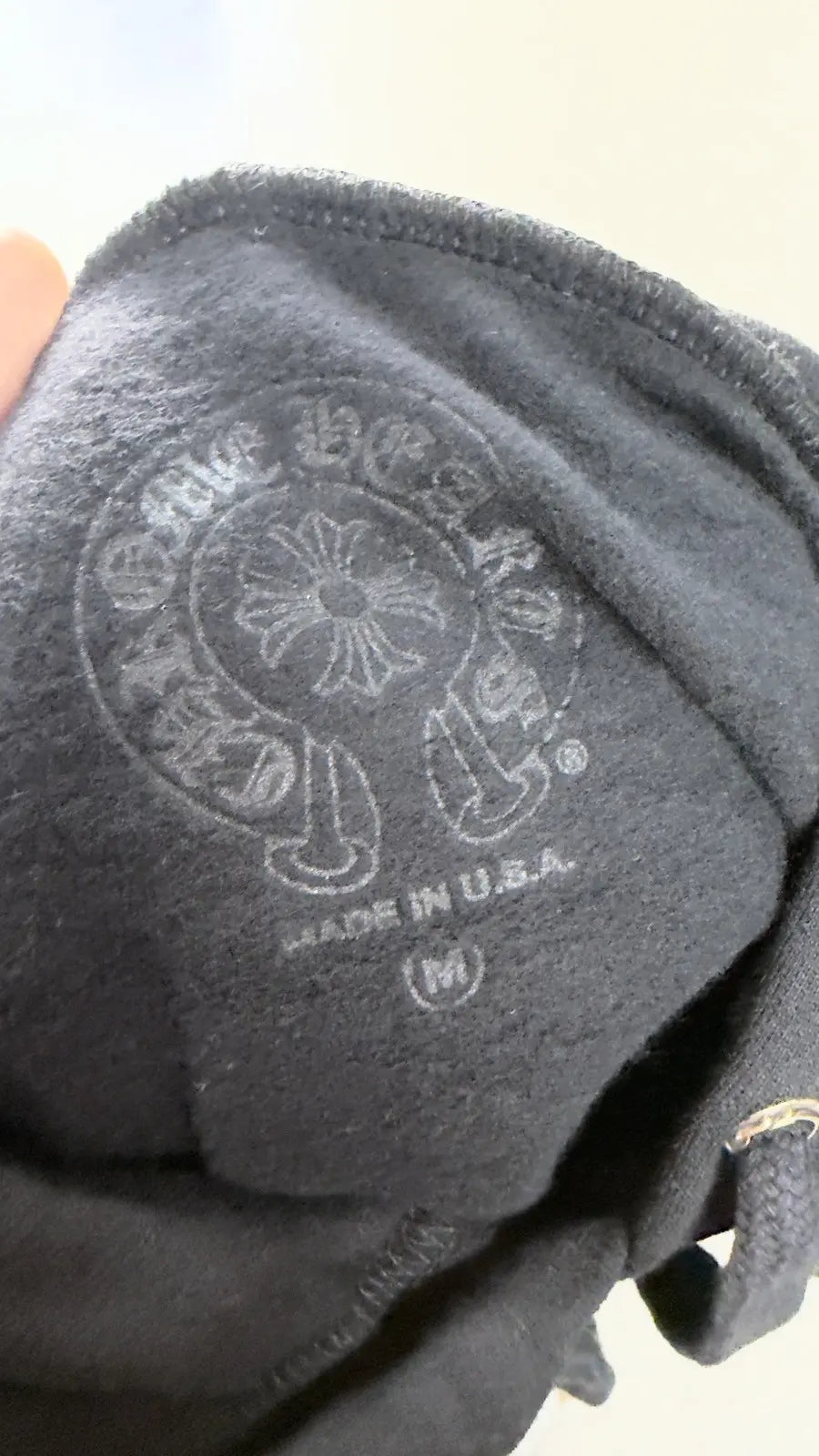 Chrome Hearts 'Blacked Out' Horseshoe Logo Hoodie