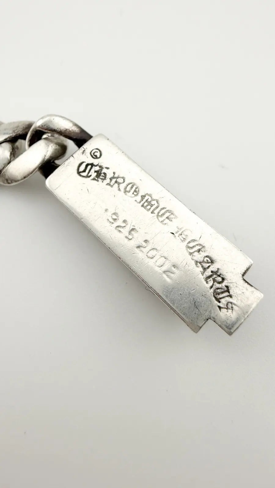 Chrome hearts Diamond ID Bracelet Cuban