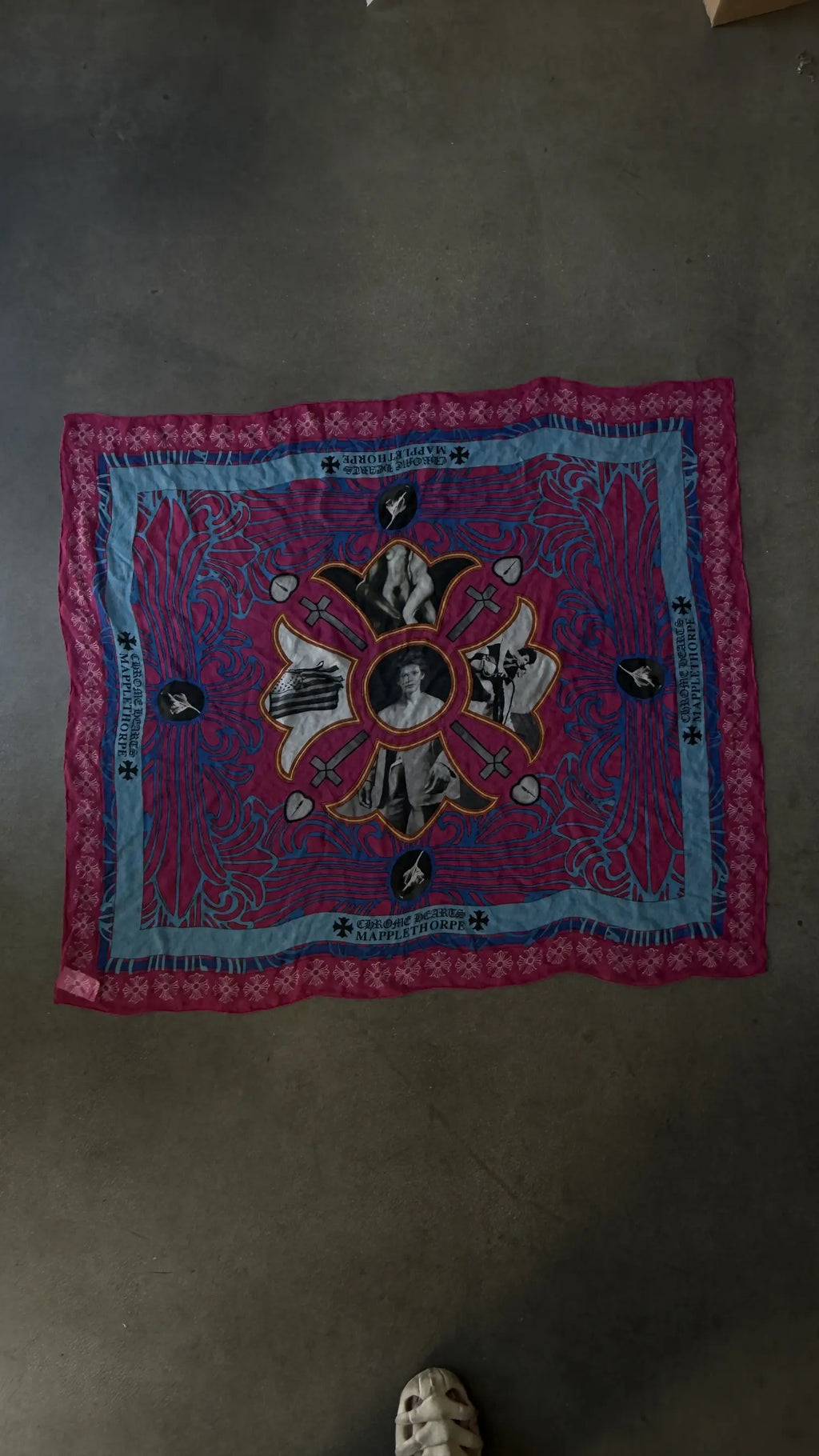 Chrome Hearts Mapplethorpe Print Scarf