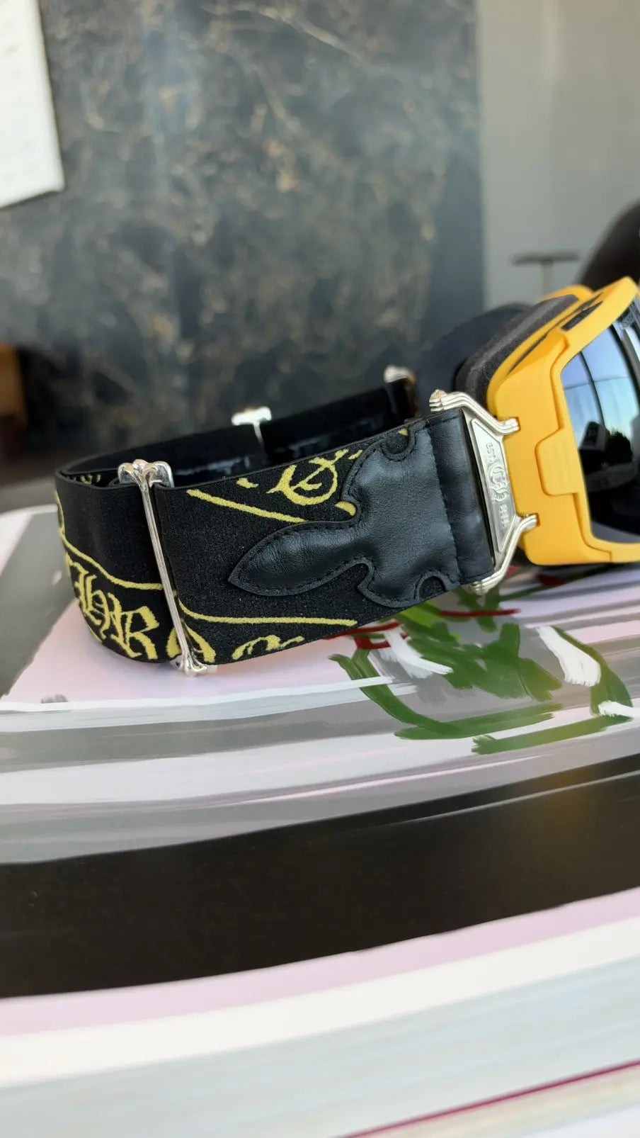 Chrome Hearts "Silver Morning" Ski Goggles Chrome Hearts