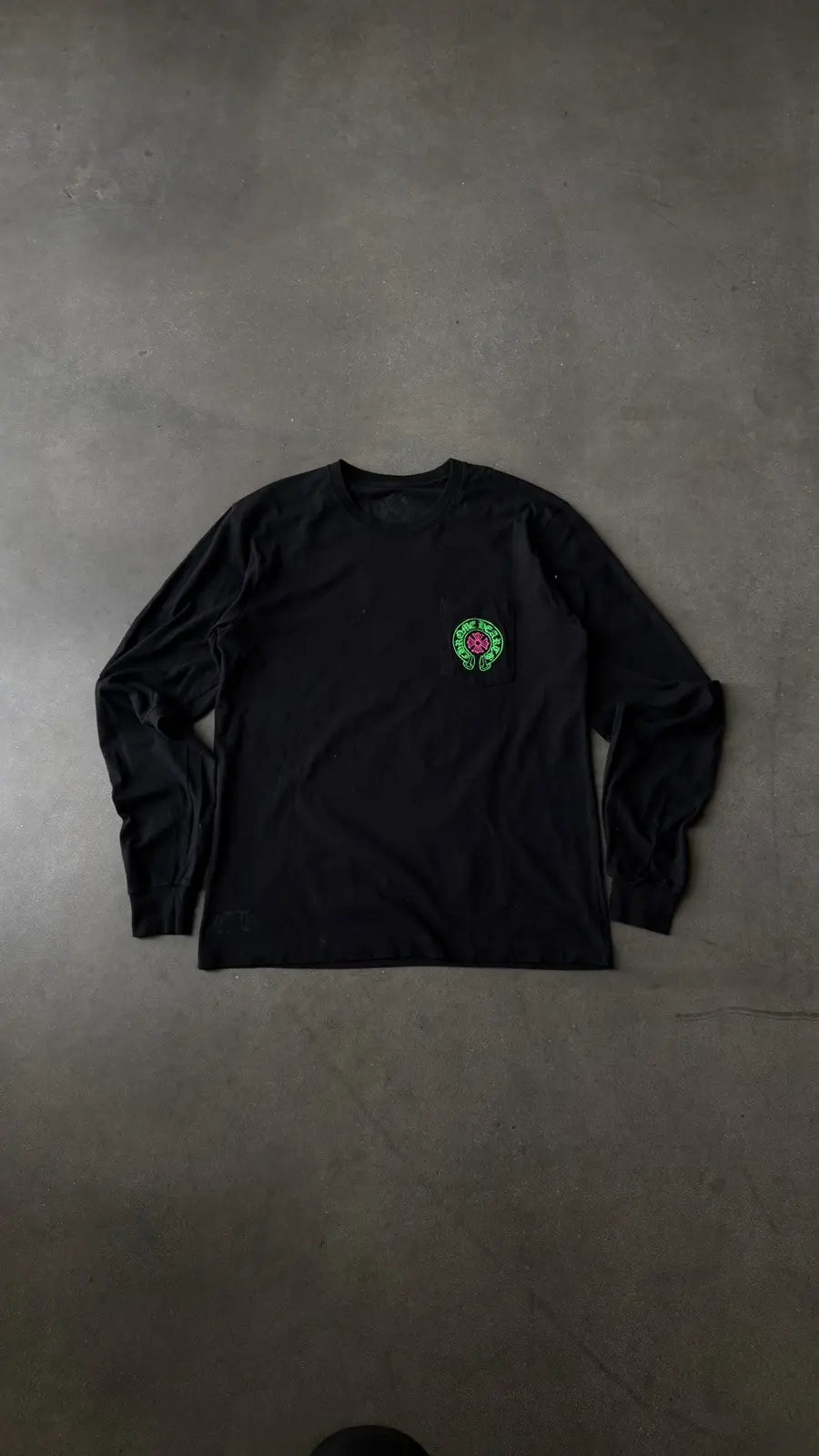 Chrome Hearts “Christmas” STAFF Horseshoe LS Tee
