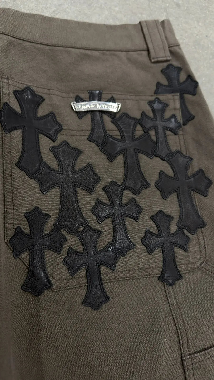 Chrome Hearts Cross Patch With Lucky Patch Shorts