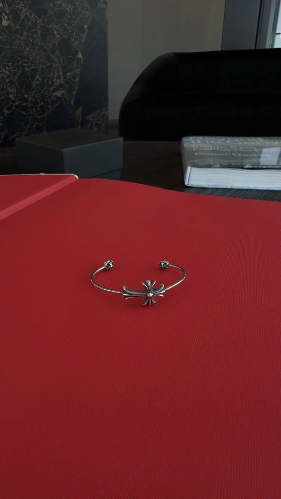 Chrome Hearts Cross Cuff Bracelet Chrome Hearts