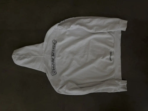 Chrome Heart Scroll Zip-Up Hoodie