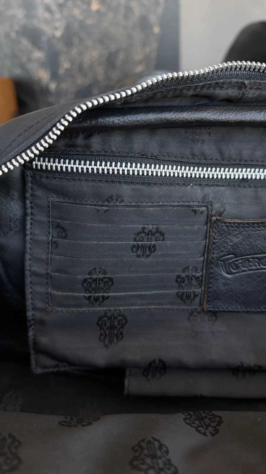Chrome Hearts Cross Patch Bowling Bag Chrome Hearts