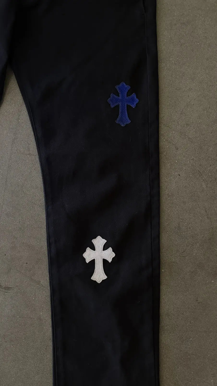 Chrome Hearts Cross Patch Jeans