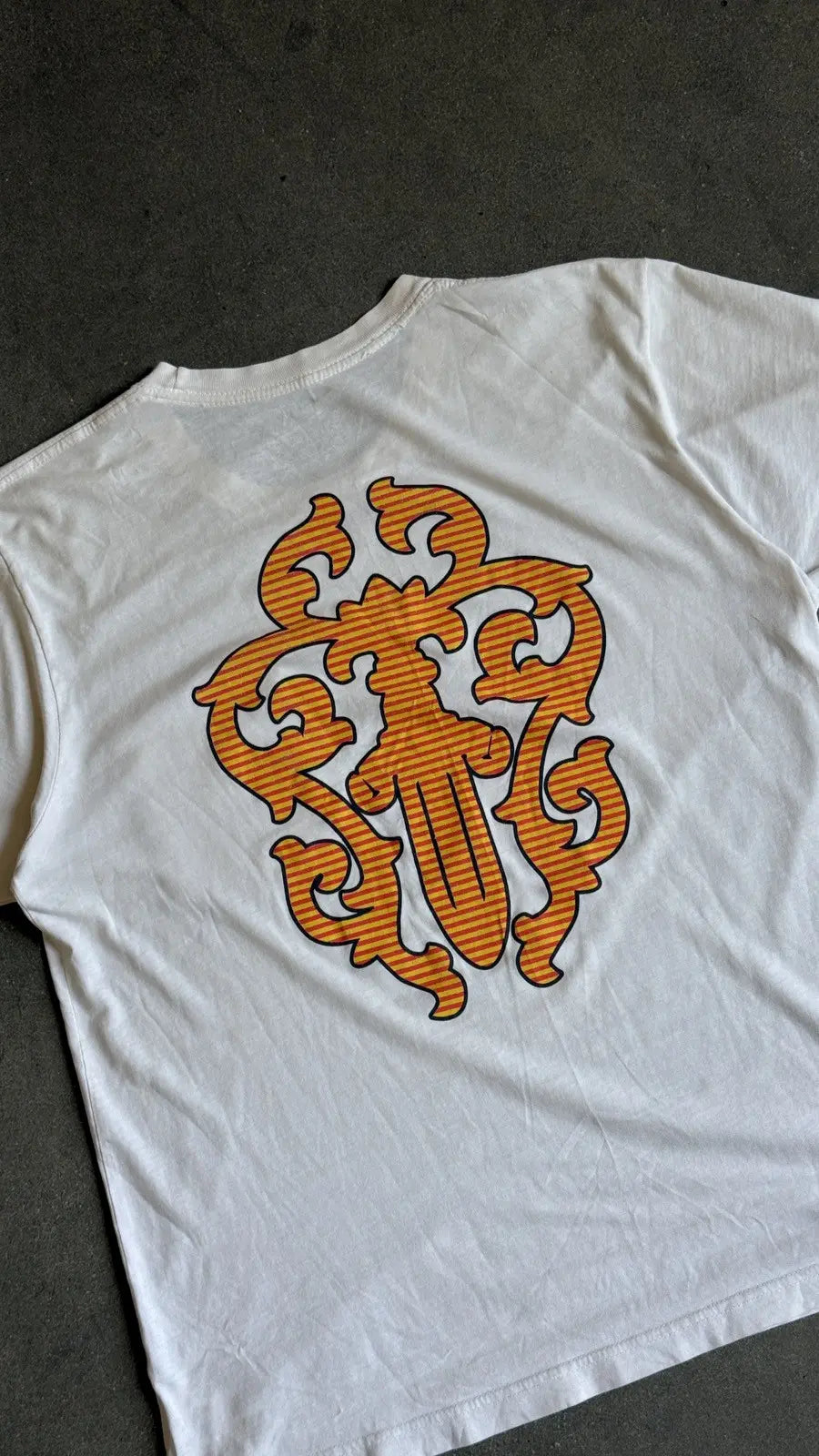 Chrome Hearts Orange Dragger Tee