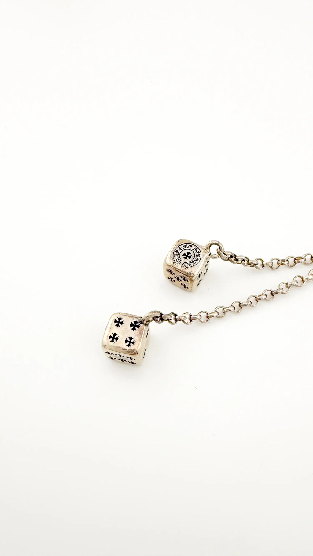 Chrome Hearts CH Plus Post Dice Left Side Earring