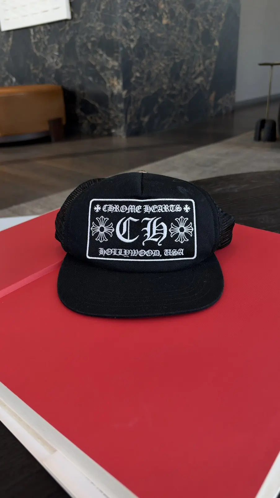 Chrome Hearts CH Hollywood Trucker Hat Chrome Hearts