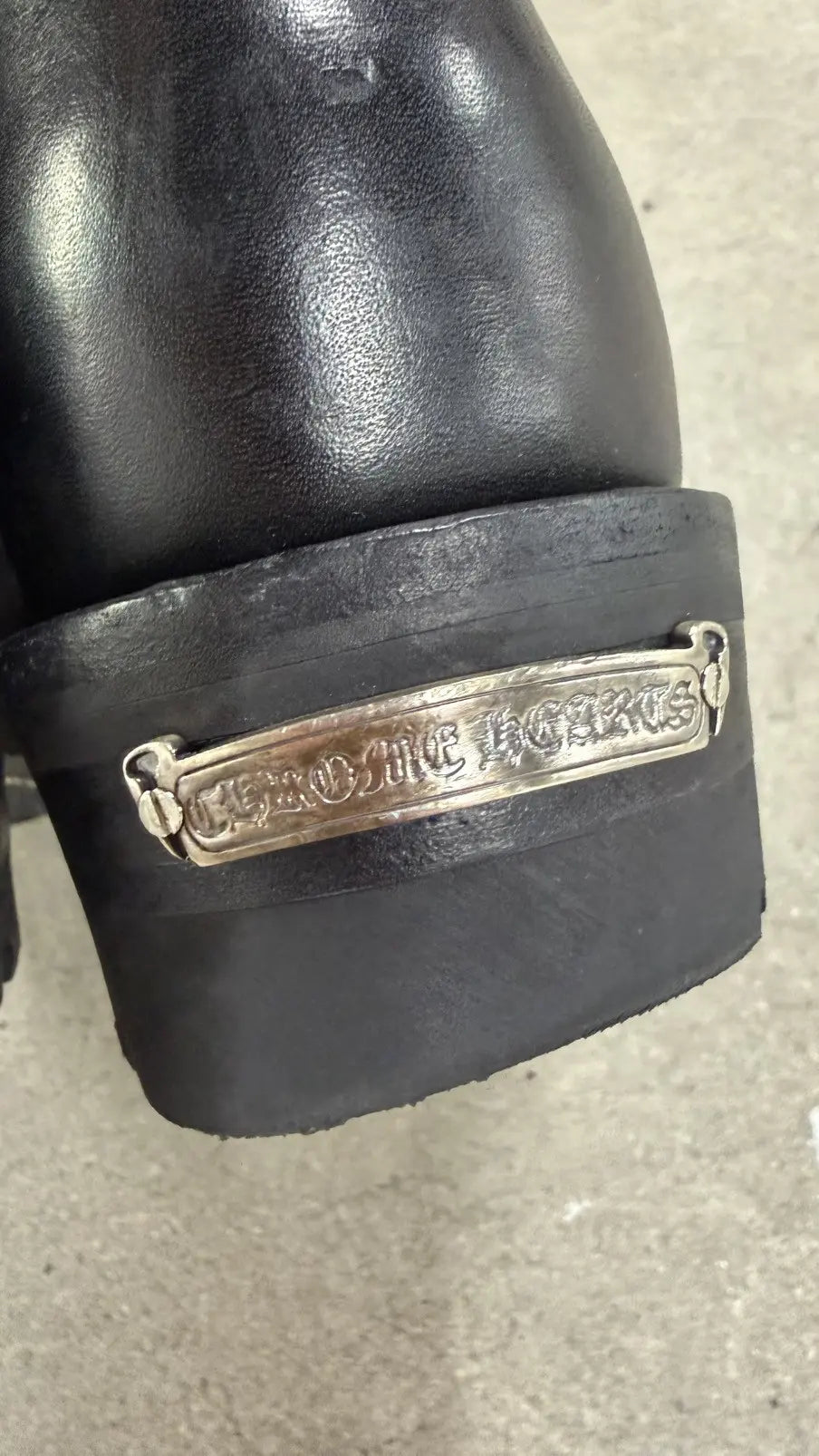 Chrome Hearts Wesco Boss Boots