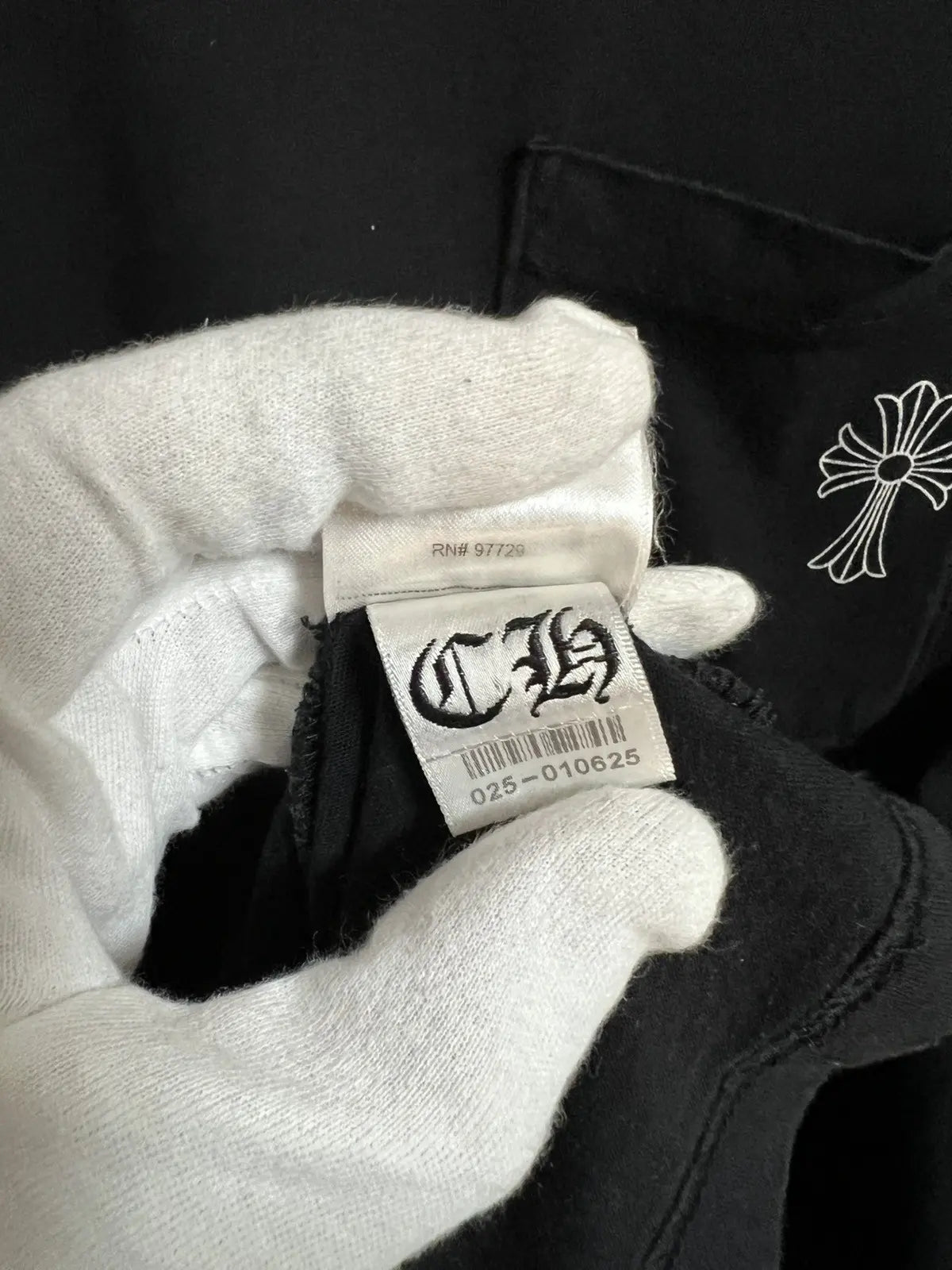 2010s Chrome Hearts Jumbo Horseshoe Neck Logo Tee