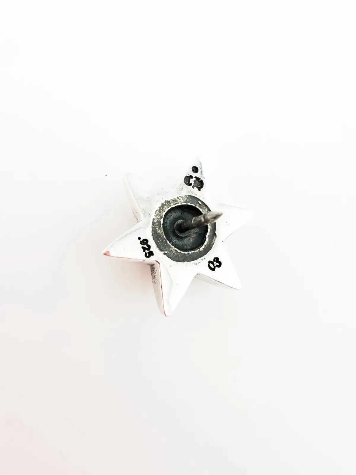 Chrome Hearts 6 Pointed Star Stud Earring